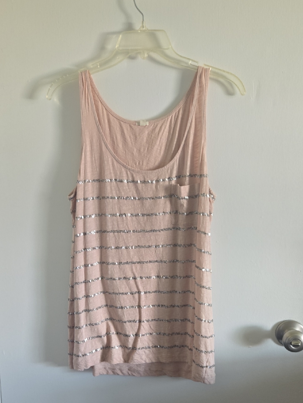 J. Crew Blush Pink Scoop Neck Tank